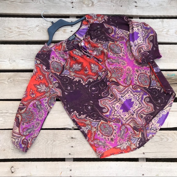 Papermoon Tops - Stitch Fix Papermoon Top multi pattern blouse L